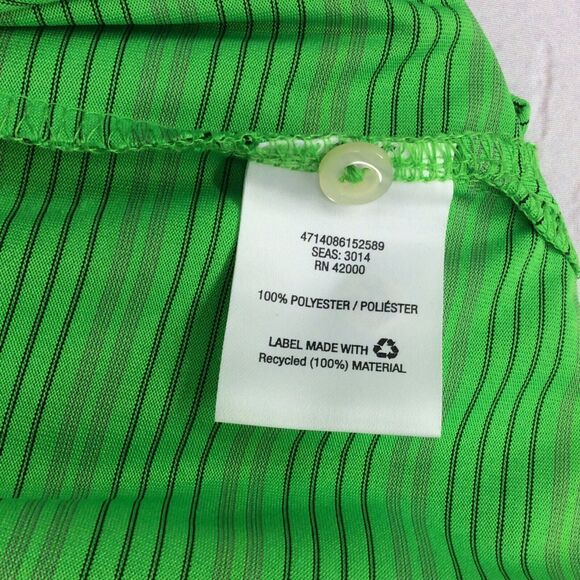 David Taylor Pro Golf Polo Men's Big & Tall Size 3XL Athleisure Green Striped - Picture 4 of 8